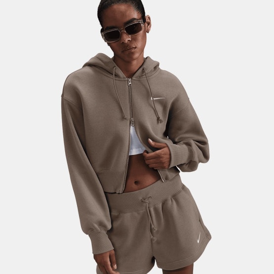 Nike Phoenix Fleece Crop Fz Hdy Γυναικεία Ζακέτα