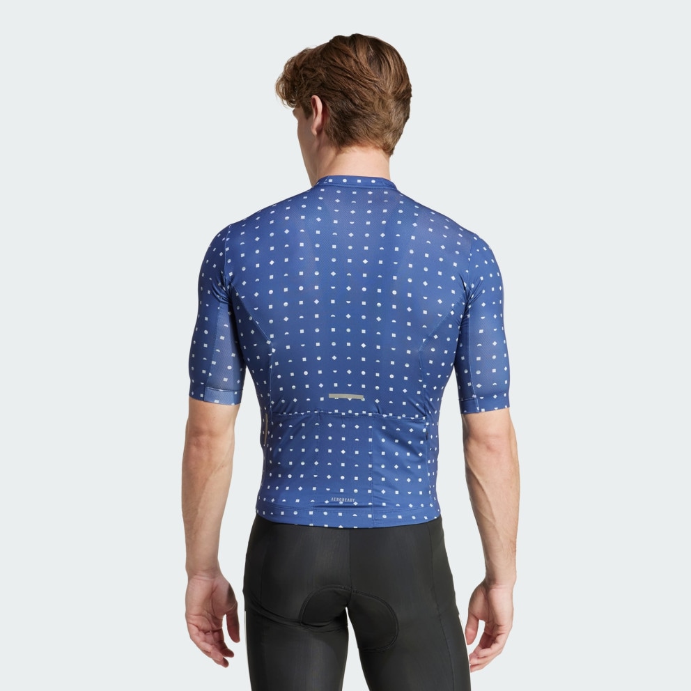 adidas Tempo 3-Stripes Sunshine Mosaic Cycling Jersey