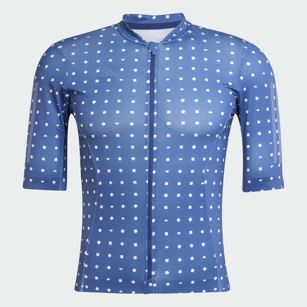 adidas Tempo 3-Stripes Sunshine Mosaic Cycling Jersey