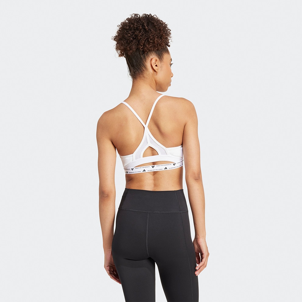 adidas Aeroreact 3-Stripes Light Support Γυναικείο Αθλητικό Μπουστάκι
