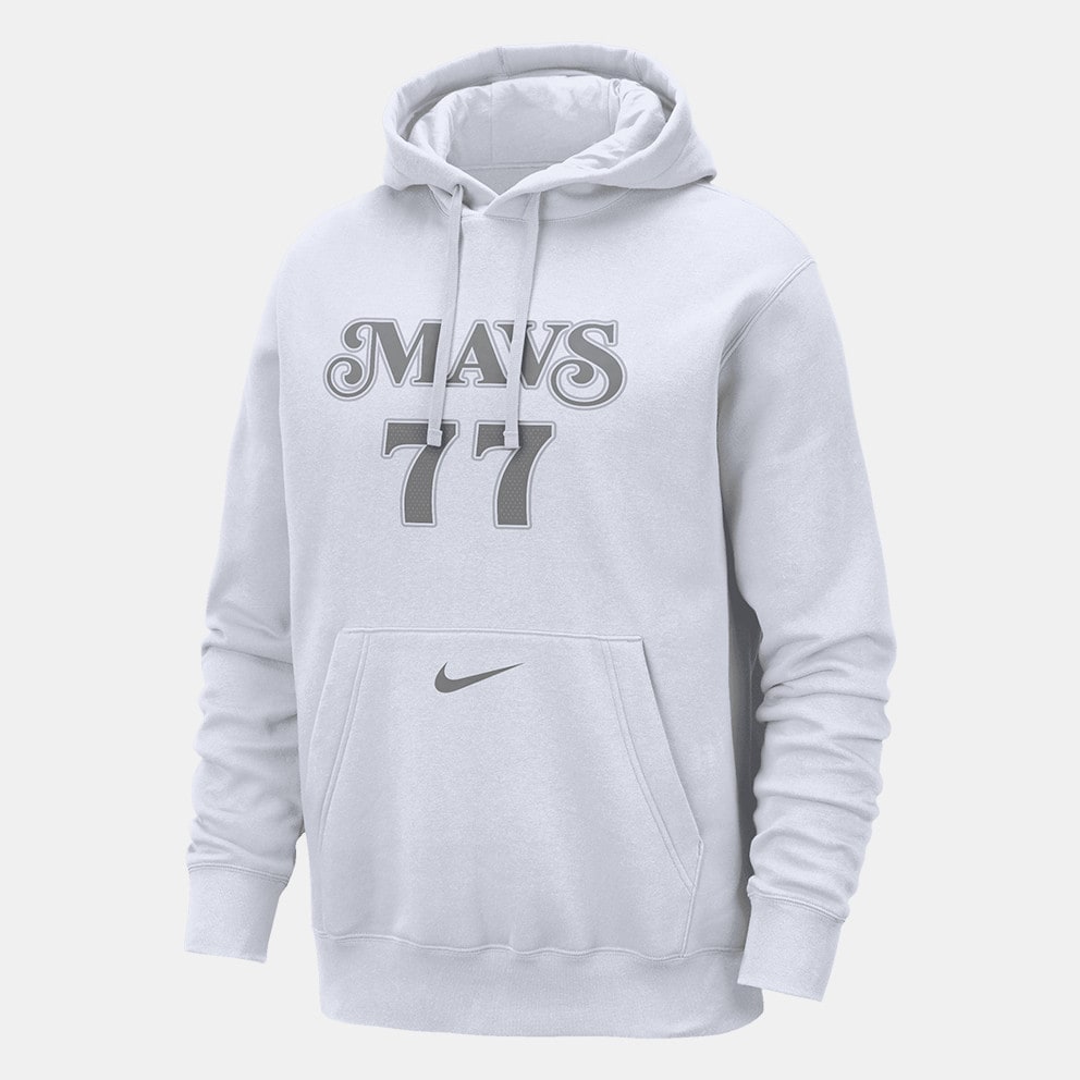 Nike Dallas Mavericks Club Hoodie Ανδρική Μπλούζα με Κουκούλα