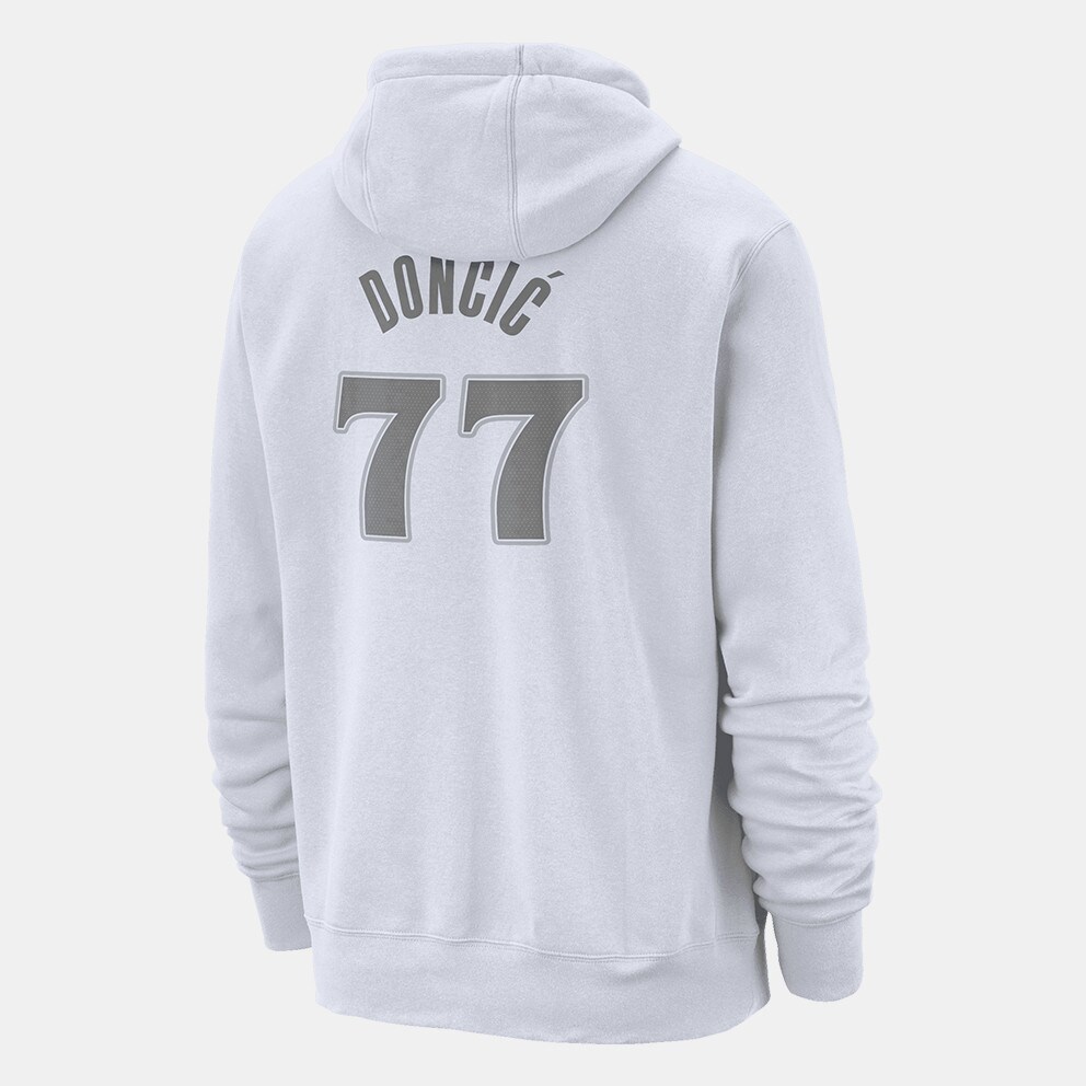Nike Dallas Mavericks Club Hoodie Ανδρική Μπλούζα με Κουκούλα