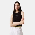Calvin Klein Monologo Γυναικείο Αμάνικο T-Shirt