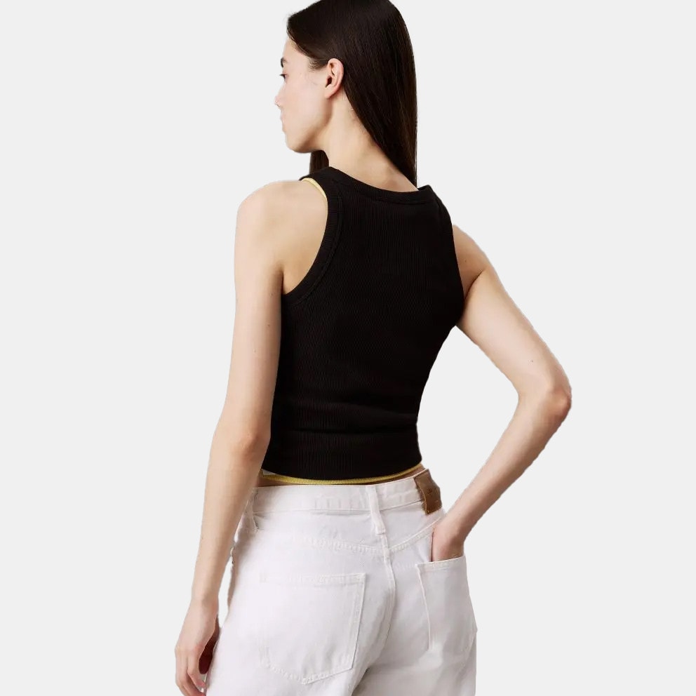 Calvin Klein Monologo Γυναικείο Αμάνικο T-Shirt
