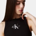 Calvin Klein Monologo Γυναικείο Αμάνικο T-Shirt