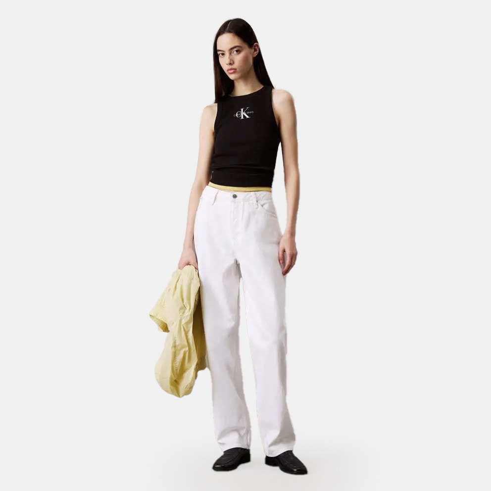 Calvin Klein Monologo Γυναικείο Αμάνικο T-Shirt