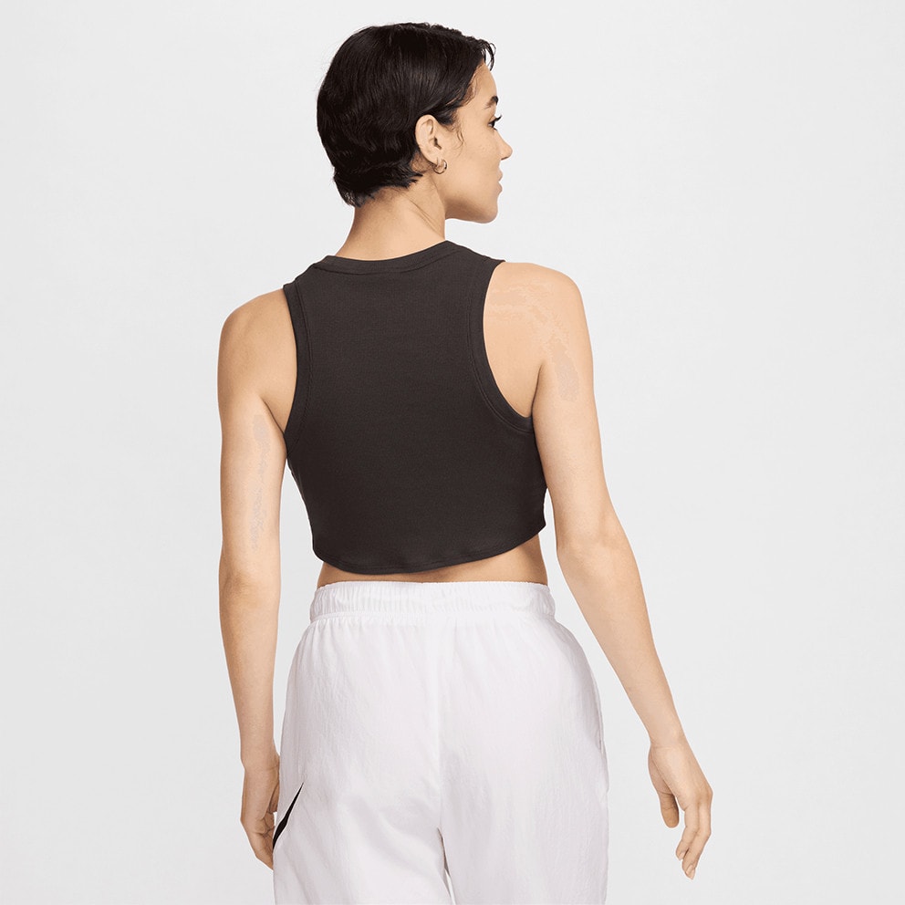 Nike Sportswear Essential Rib Crop Γυναικείο Αμάνικο T-Shirt 