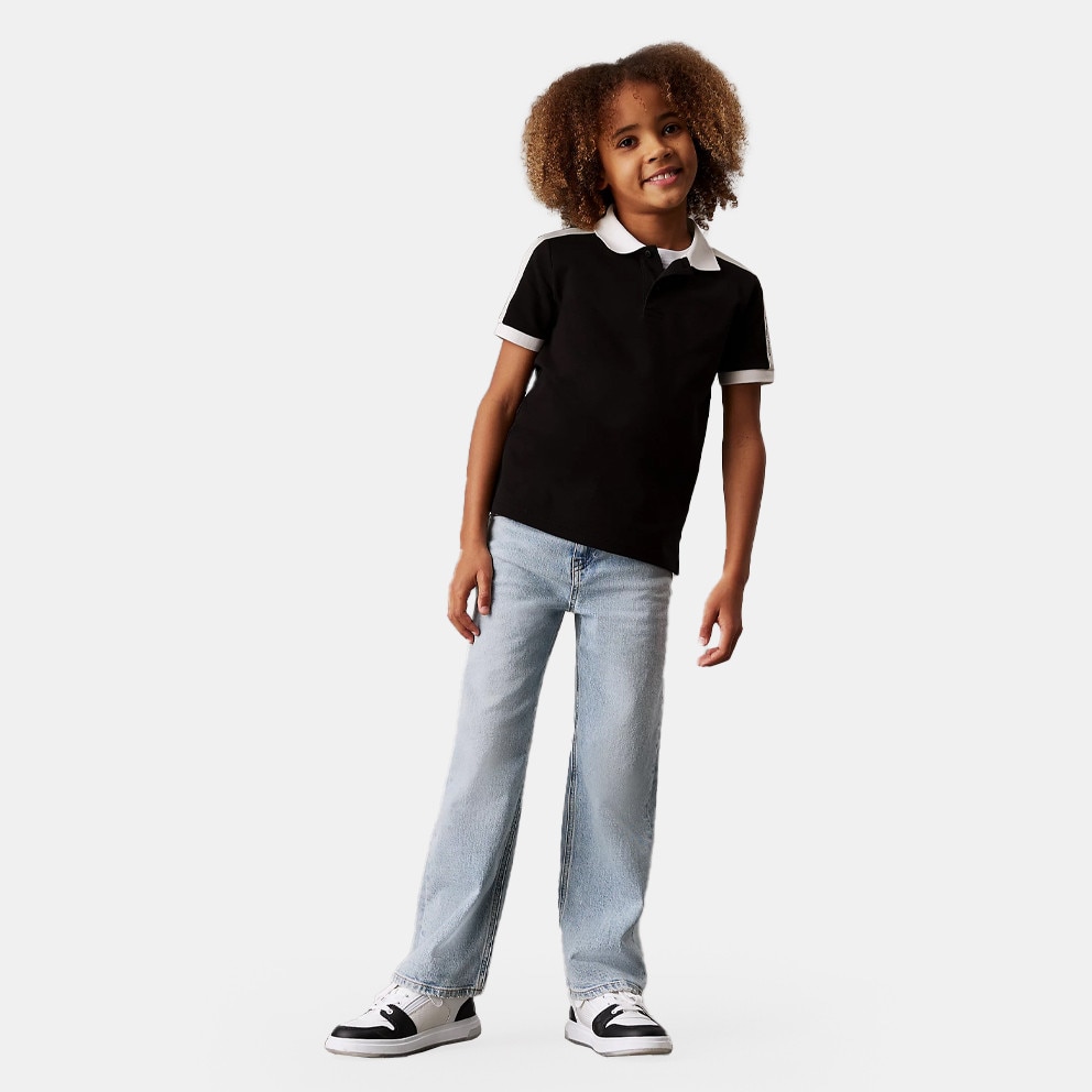 Calvin Klein Polo Pique With Tape Kids Polo T-Shirt