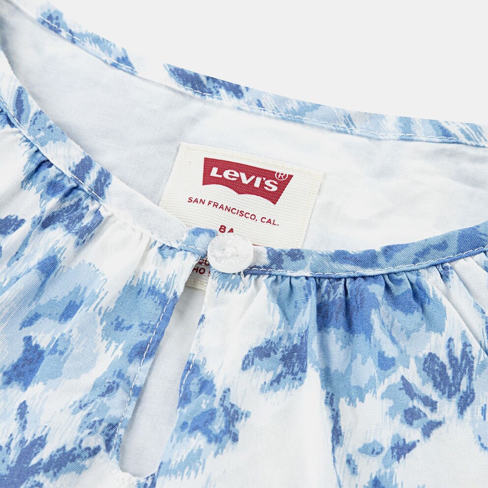 Levi's Puff Sleeve Highneck Παιδικό Φόρεμα