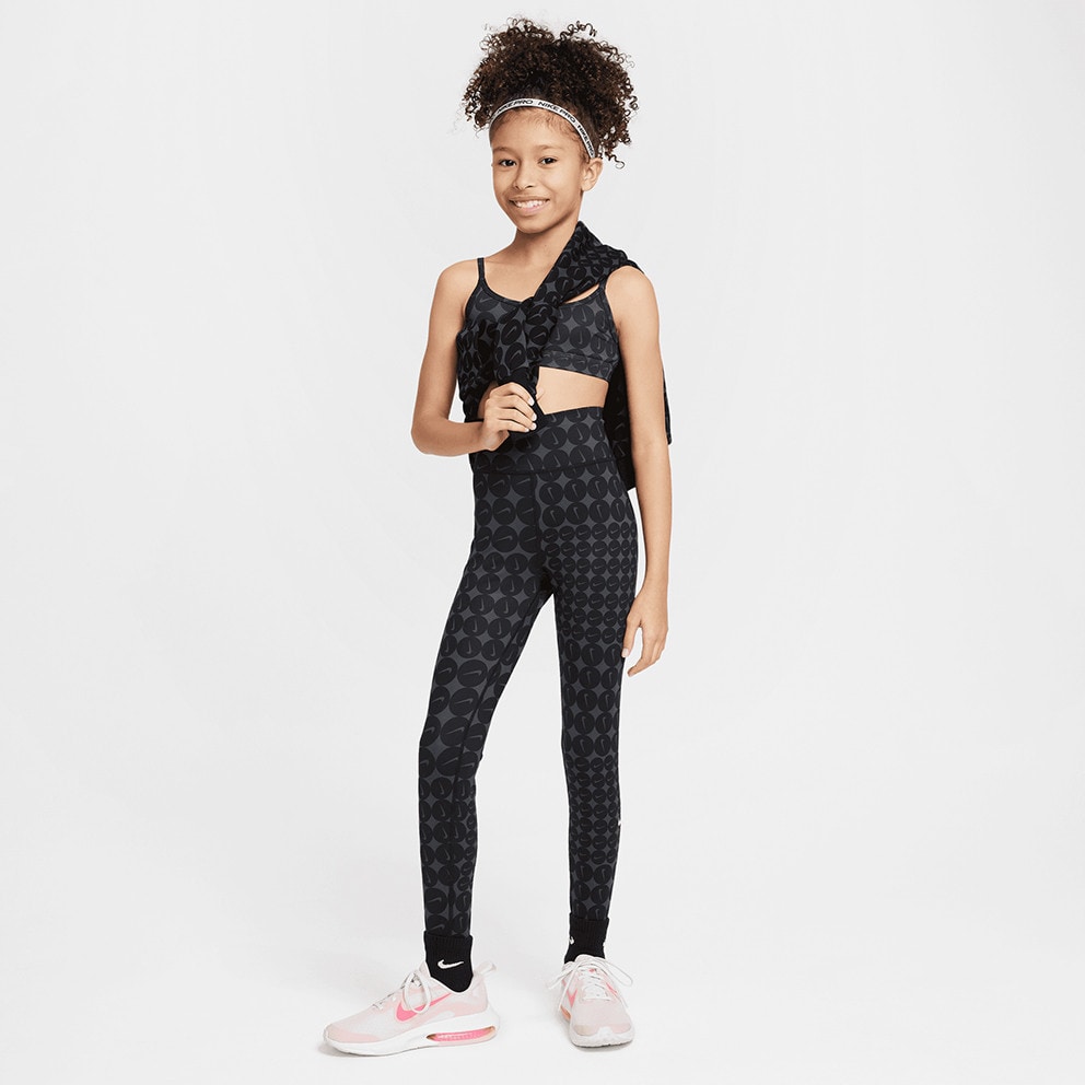 Nike One Dri-FIT AOP Kids' Leggings
