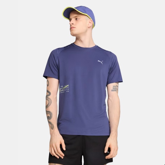 Puma Run Graphic Mesh Ανδρικό T-Shirt