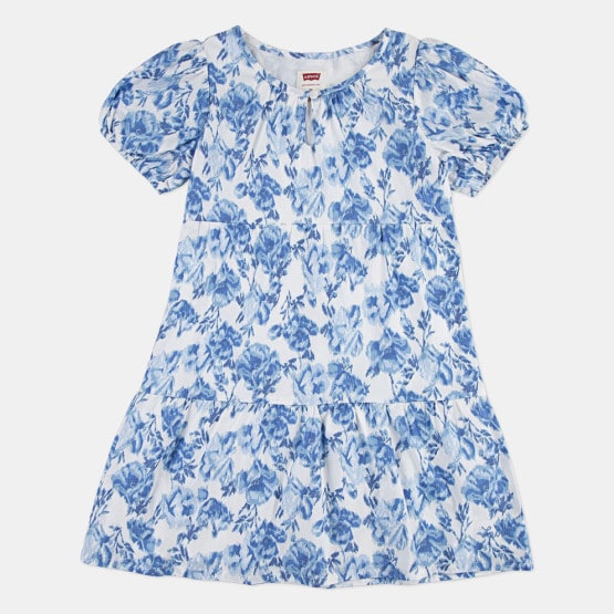 Levi's Puff Sleeve Highneck Παιδικό Φόρεμα