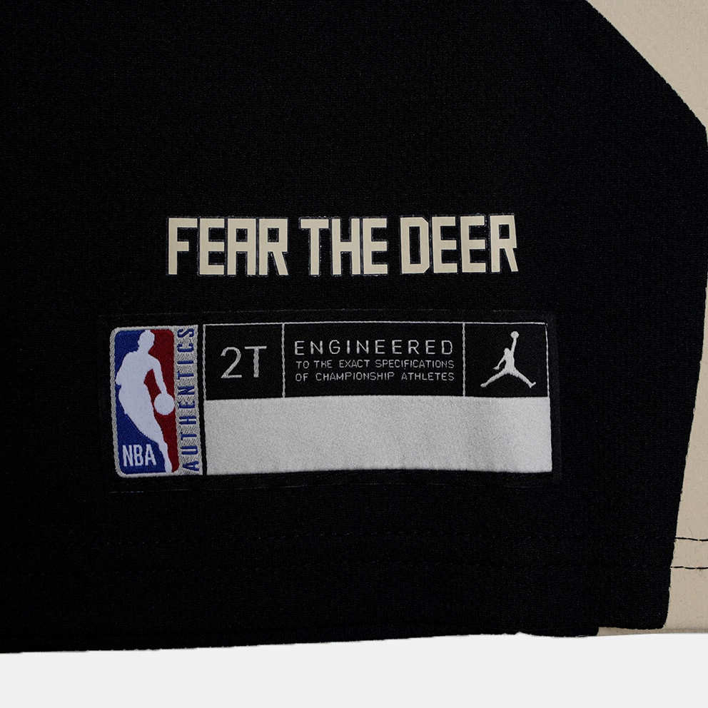 Jordan Milwaukee Bucks Kid's Basketball Jersey