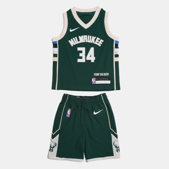 NBA Milwaukee Bucks Antetokounmpo Infant's Basketball Track Suit