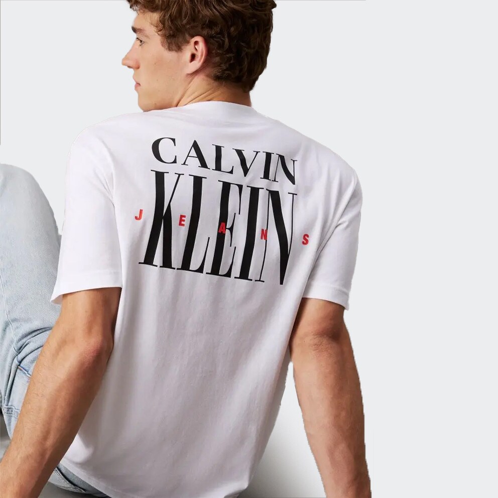 Calvin Klein Serif Font Graphic Men's T-Shirt