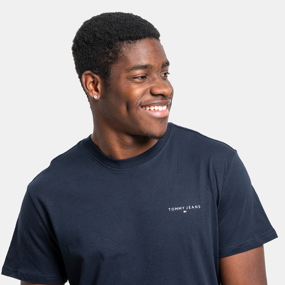 Tommy Jeans Linear Chest Ανδρικό T-Shirt