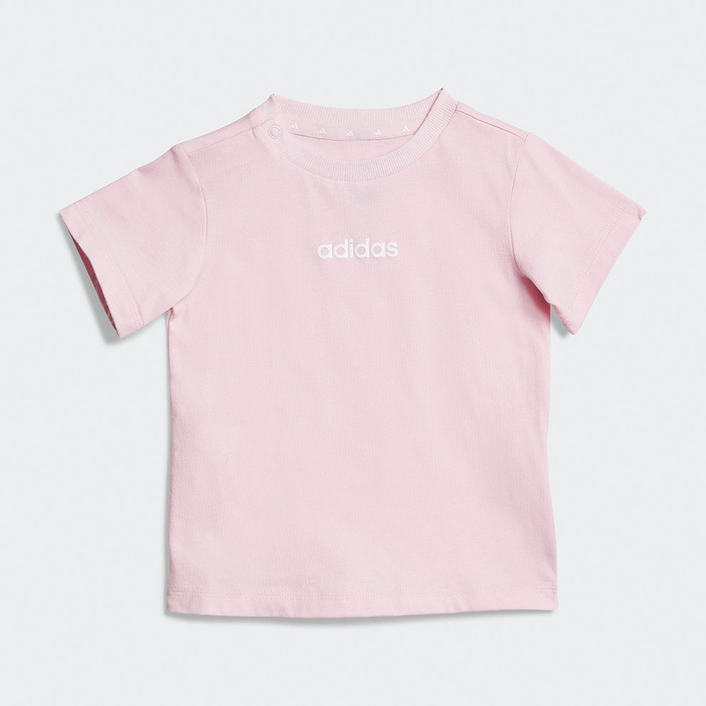 adidas Originals Lin T-Set 160 Short Tee Βρεφικό Σετ Φόρμας