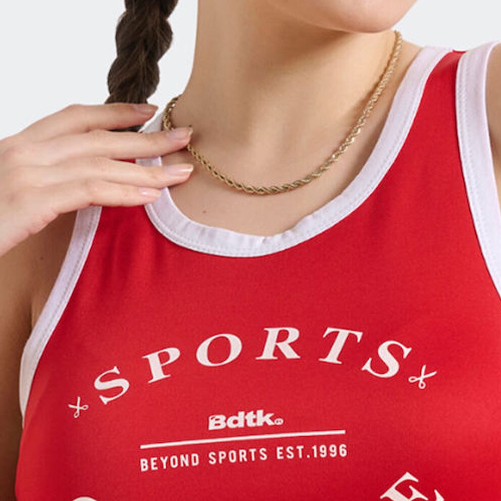 BodyTalk Γυναικείο Αμάνικο T-Shirt Crop