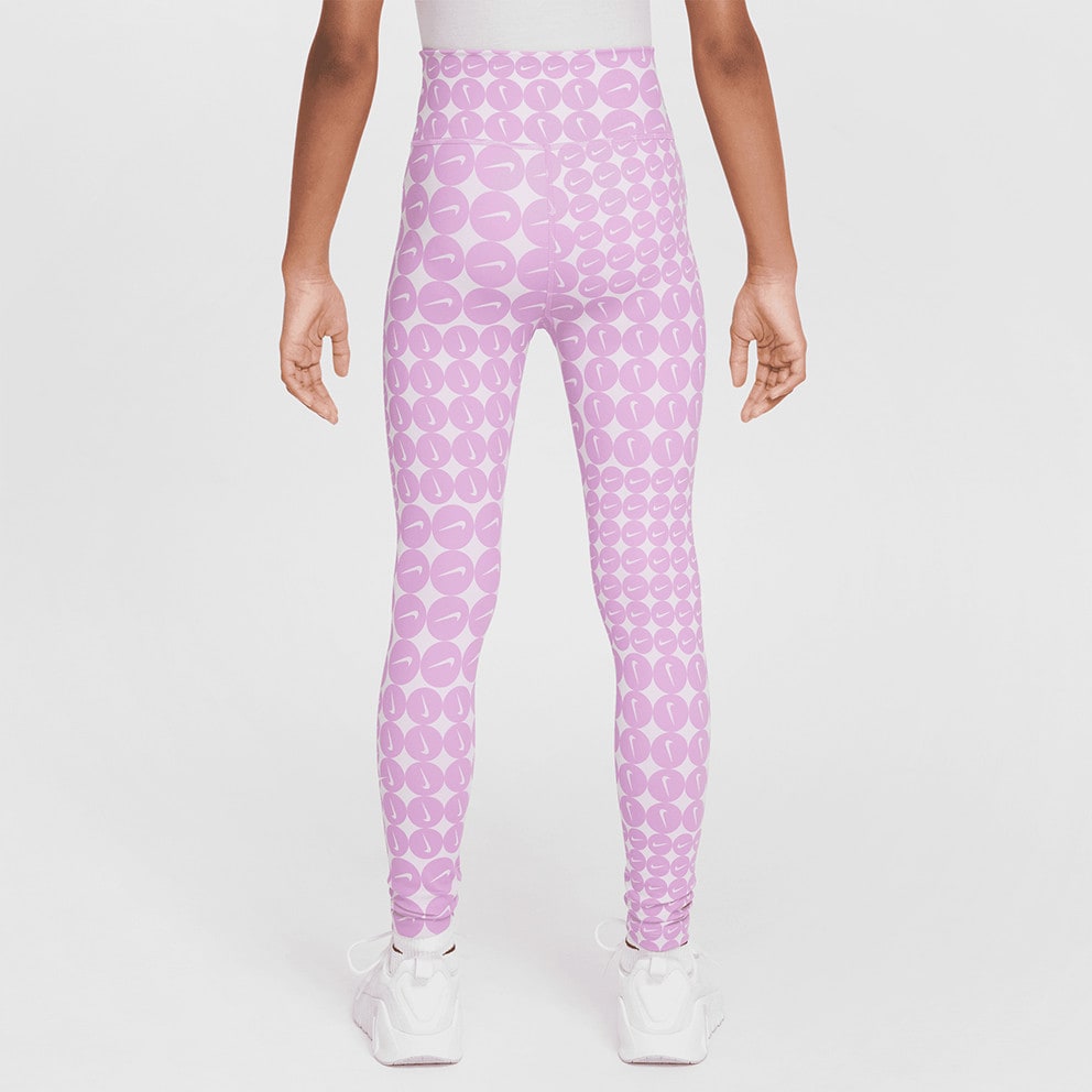 Nike One Dri-FIT AOP Kids' Leggings