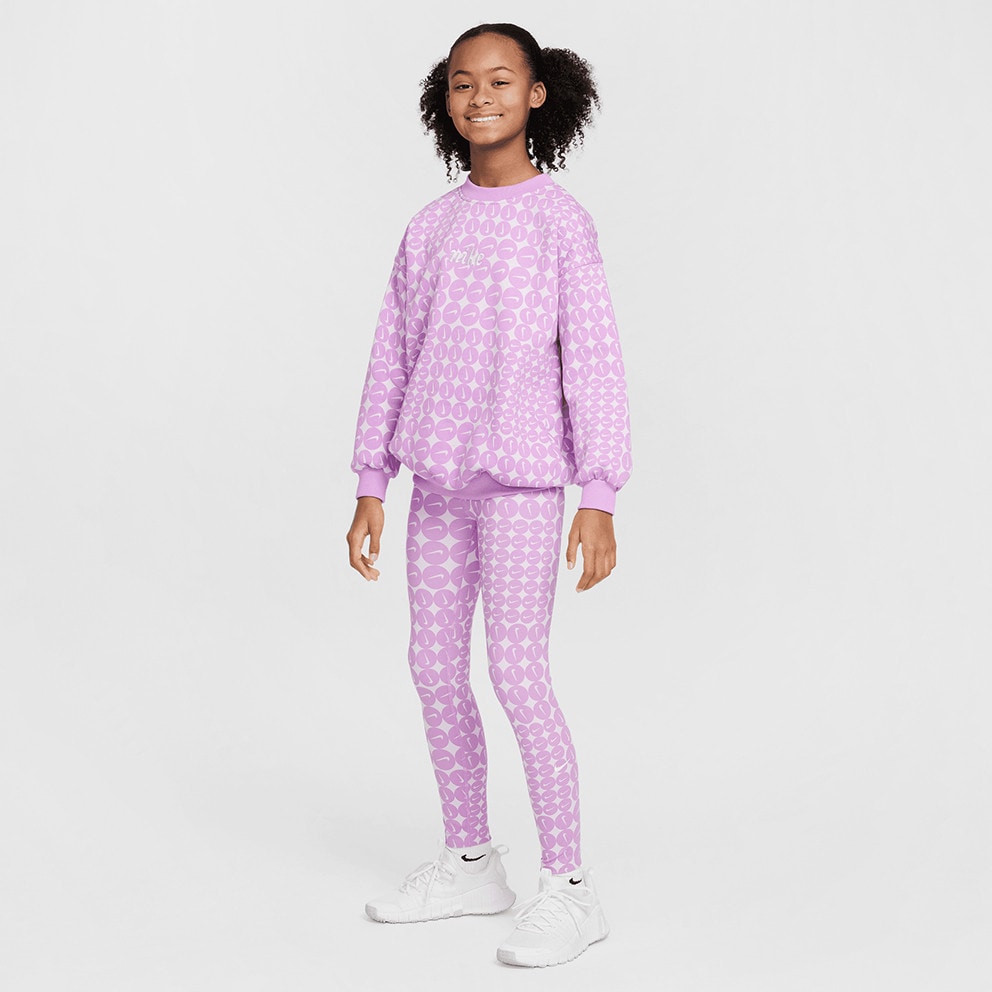 Nike One Dri-FIT AOP Kids' Leggings