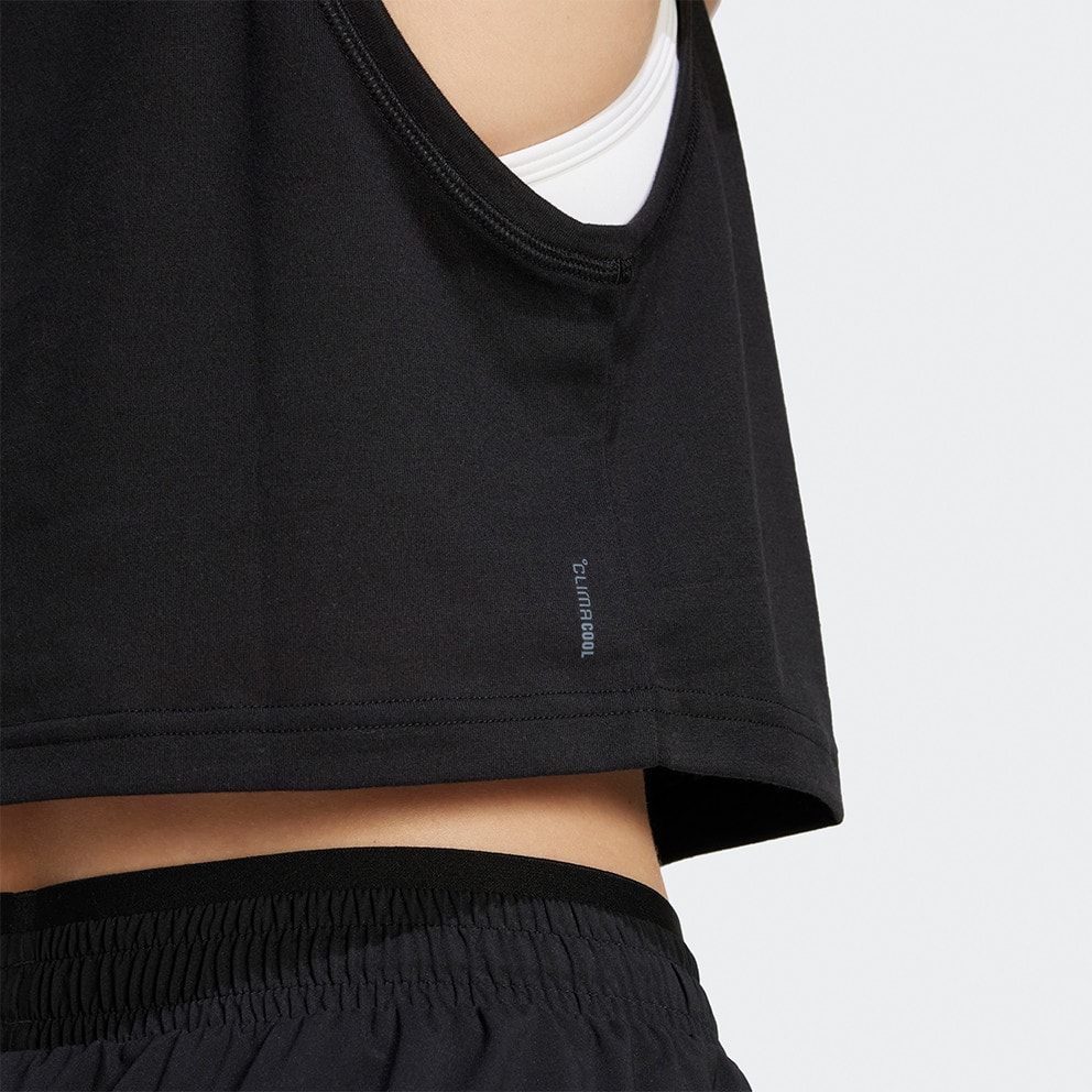 adidas Γυναικείο Αμάνικο T-Shirt Crop