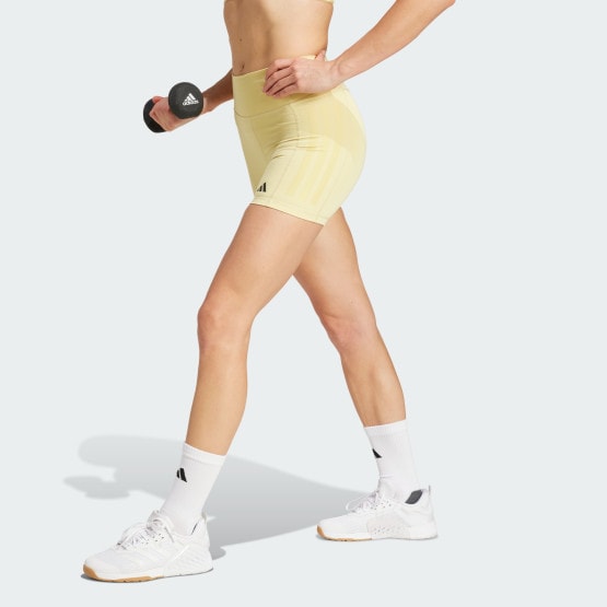 adidas Optime 3-Stripes 1/4 Short Leggings