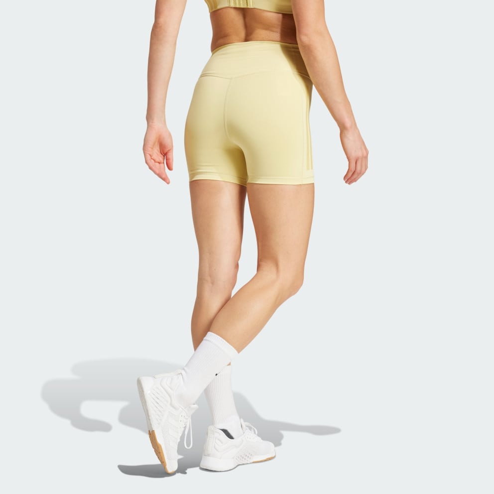 adidas Optime 3-Stripes 1/4 Short Leggings