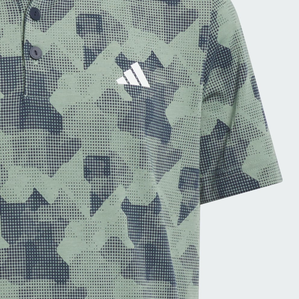 adidas Printed Scripted Polo Shirt Kids
