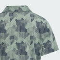 adidas Printed Scripted Polo Shirt Kids