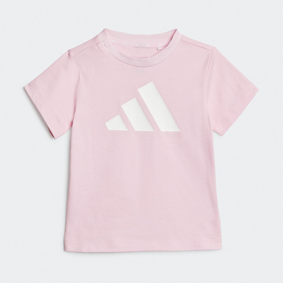 adidas Originals Bl T-Set 160 Short Tee Βρεφικό Σετ Φόρμας