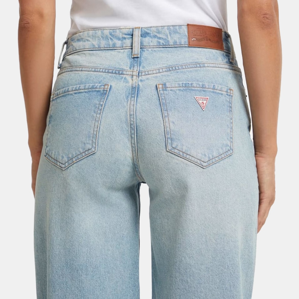 Guess Wide Leg Γυναικειο Τζιν Παντελόνι