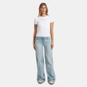 Guess Wide Leg Γυναικειο Τζιν Παντελόνι