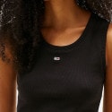 Tommy Jeans Essential Rib Γυναικείο Αμάνικο T-Shirt