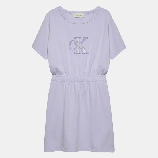 Calvin Klein Monologo Metallic Παιδικό Φόρεμα