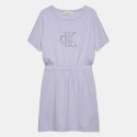 Calvin Klein Monologo Metallic Παιδικό Φόρεμα