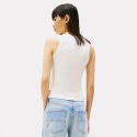 Tommy Jeans Essential Rib Γυναικείο Αμάνικο T-Shirt