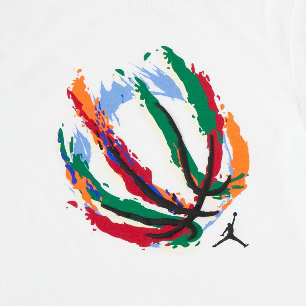 Jordan Basketball Fire Kids' T-Shirts