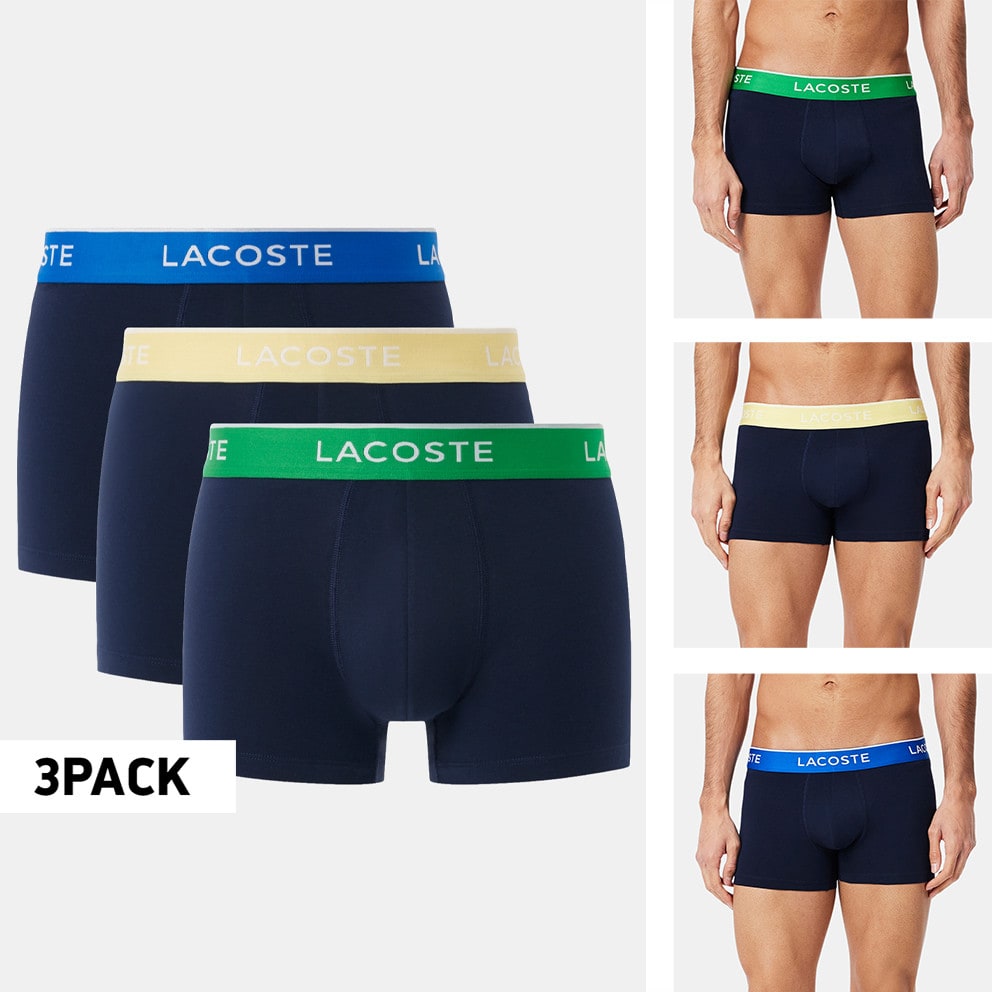 Lacoste Σετ 3 Εσωρουχων Trunk