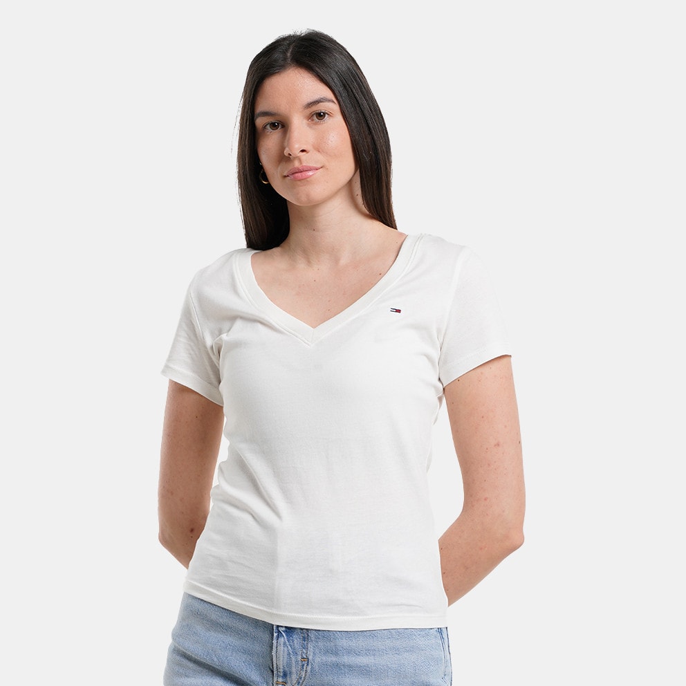 Tommy Jeans V-Neck Γυναικείο T-Shirt