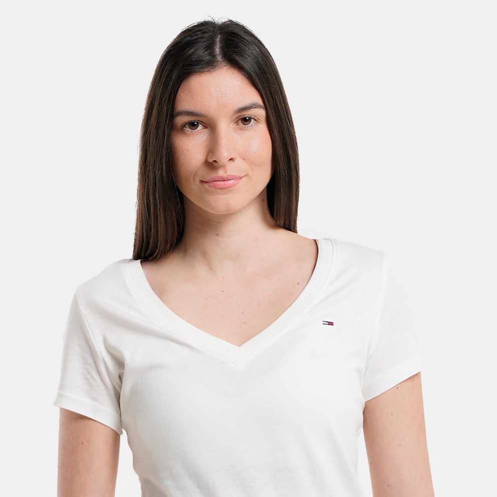 Tommy Jeans V-Neck Γυναικείο T-Shirt