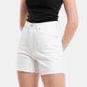 Tommy Jeans Denim Mom Γυναικείο Τζιν Σορτς