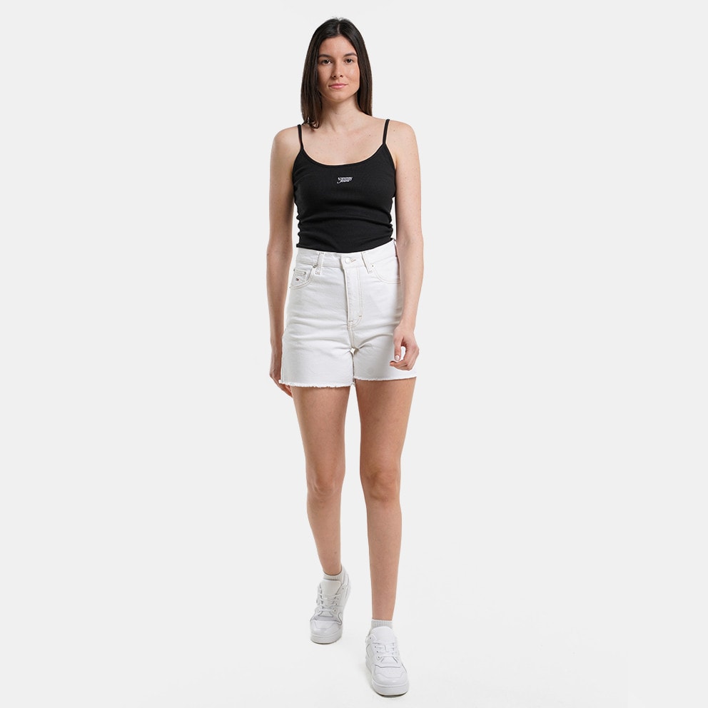 Tommy Jeans Denim Mom Γυναικείο Τζιν Σορτς