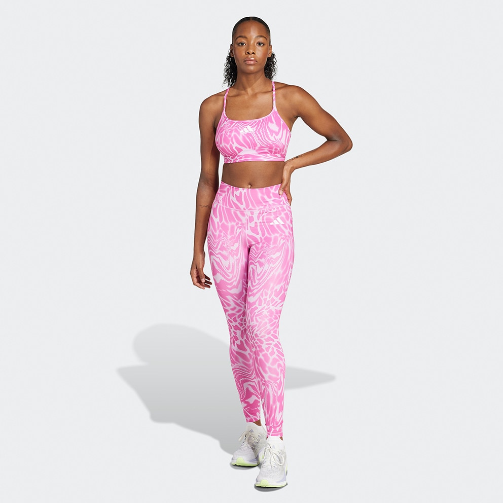 adidas Aeroreact  All Me Allover Print Light Support Γυναικείο Αθλητικό Μπουστάκι