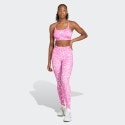 adidas Aeroreact  All Me Allover Print Light Support Γυναικείο Αθλητικό Μπουστάκι
