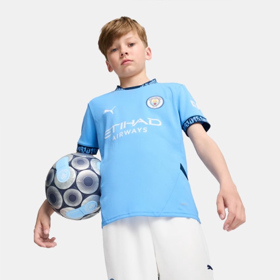 Puma Mcfc Home Jersey Replica Jr