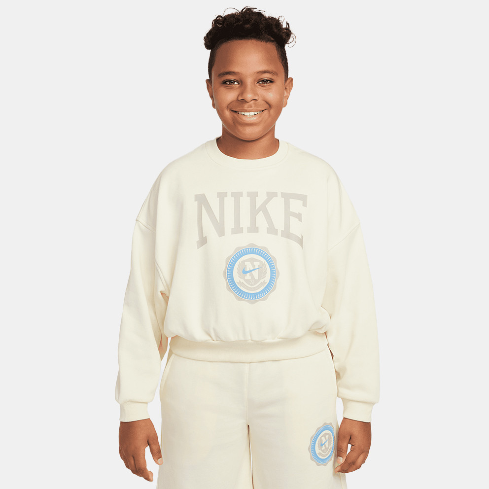 Nike Streetwear Club Fleece Boxy Crew GX Star Kids' Sweatshirt