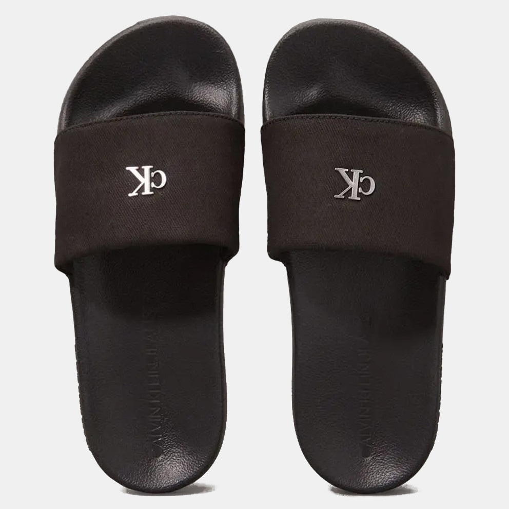 Calvin Klein Slide Monogram Hardware Women's Slides
