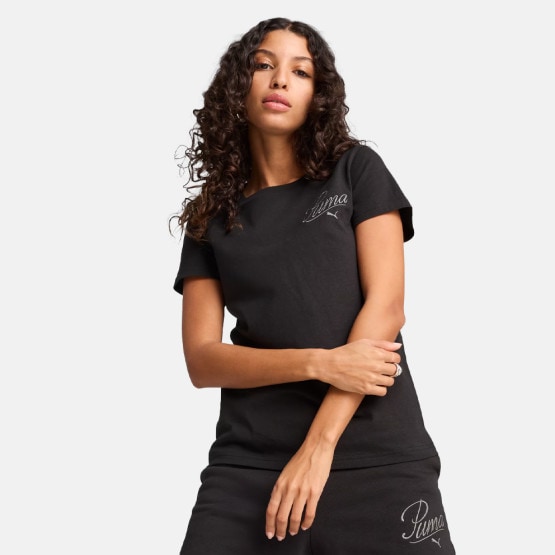 Puma Essentials Script Γυναικείο T-Shirt