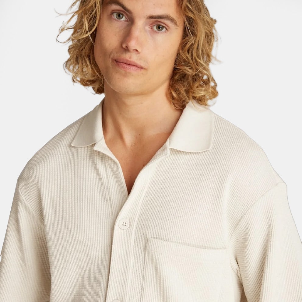 Calvin Klein Jeans Chunky Waffle Regular fit Men's Short Sleeved Shirt