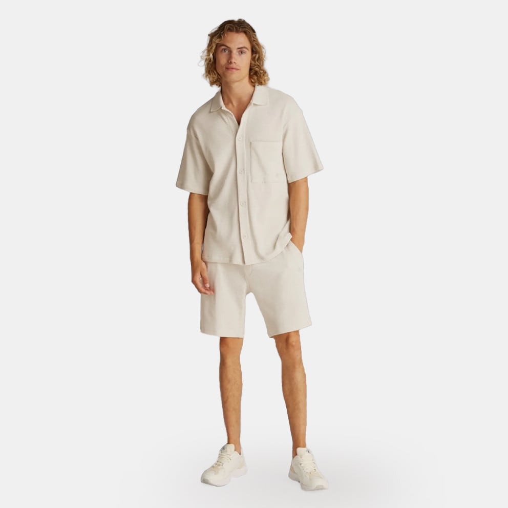 Calvin Klein Jeans Chunky Waffle Regular fit Men's Short Sleeved Shirt